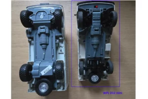 comparaison WPL D12 mini avec le modèles cargo KM